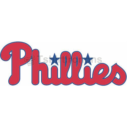 Philadelphia Phillies T-shirts Iron On Transfers N1821 - Click Image to Close